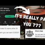 It's really pays you❓Bitcoin mining app review | Real✓ or fake❌