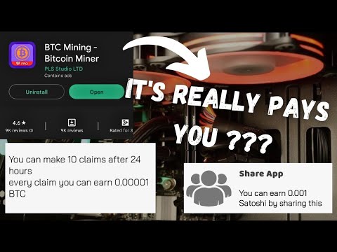 It's really pays you❓Bitcoin mining app review | Real✓ or fake❌