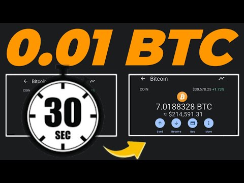 COLLECT FREE 0.01 BTC every 30 seconds (new site) | Free bitcoin mining site without investment 2023