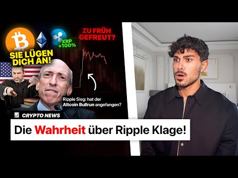 Bitcoin CHAOS: XRP Ripple gewinnt Klage ABER ACHTUNG, nicht zu früh freuen! | Crypto News