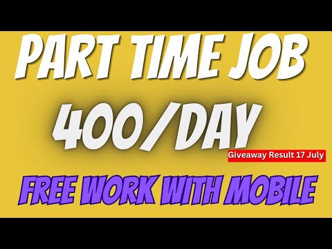 400 Hr Earning From Home | Make Money Online |  Part Tiime Job | Work From Home | Online jobs |