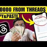 Roadmap To Earn $10000 From Threads (New App = Free Money)