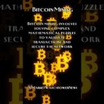 Bitcoin Mining: ⛏️⛏️Unveiling the Process of Bitcoin Mining - Fact #20 #shorts