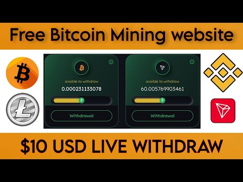 Free Crypto mining website! [ $10 USD Live withdraw proof ] free bitcoin mining website