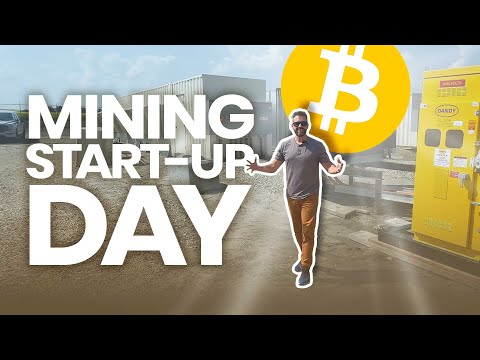 Bitcoin Mining Start-up Day in Rural Alberta