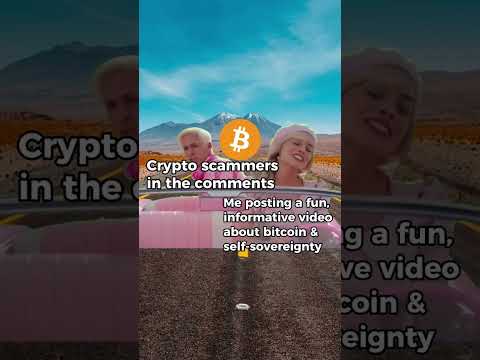 Scammers are NOT allowed on this road trip #bitcoin #bitcoinonly #barbie