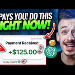 BEST $100/Day (20x $5.00) AI ChatGPT Method For Beginners (New Make Money Online)