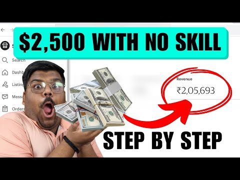 Rs.2,00,000 ($2500) Earned With No Skills Using Digital Products | Make Money as a Beginner