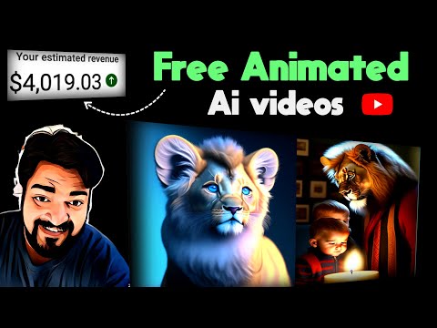 Earn Money With AI By Creating unlimited free Animation Video || AI Animation || Kids Learning Video